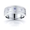 Anastasia Mens Diamond Wedding Band