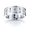 Ariadne Mens Diamond Wedding Band