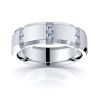 Dahlia Mens Diamond Wedding Band