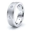 Ingrid Mens Diamond Wedding Band