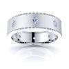 Amaryllis Mens Diamond Wedding Band