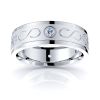 Serena Mens Diamond Wedding Band