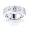 Cosette Mens Diamond Wedding Band