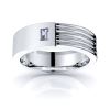 Esther Mens Diamond Wedding Band