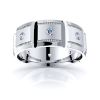 Elle Mens Diamond Wedding Band