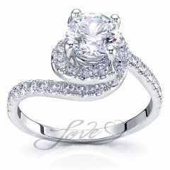 Texas Halo Engagement Ring