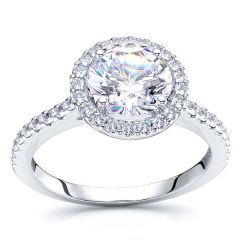 Michigan Halo Engagement Ring