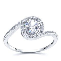 Idaho Halo Engagement Ring