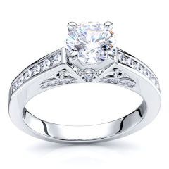 Perth Sidestone Engagement Ring