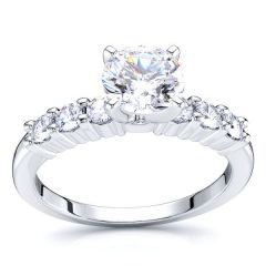Melina Sidestone Engagement Ring