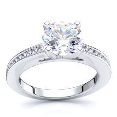 Sydney Sidestone Engagement Ring