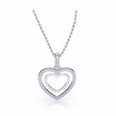 Benigna Diamond Heart Pendant