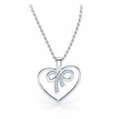 Jessamond Heart Diamond Pendant