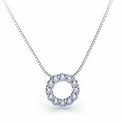 Paolina Diamond Circle Pendant