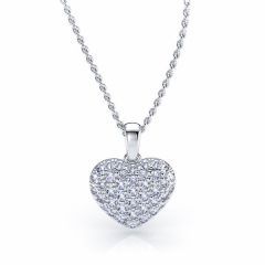 Reine Diamond Heart Pendant
