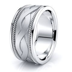 Cyrus Mens Hand Braided Wedding Ring