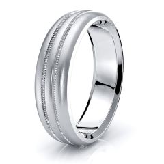 Bowen Solid 6mm Mens Wedding Ring