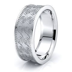 Telor Celtic Knot Mens Wedding Ring