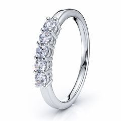 Shared Prong Women Anniversary Ring