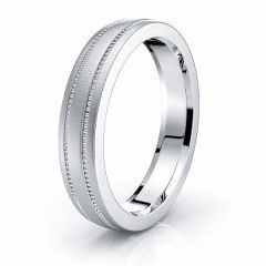 Solid Dome Park Avenue Comfort Fit Mens Wedding Ring