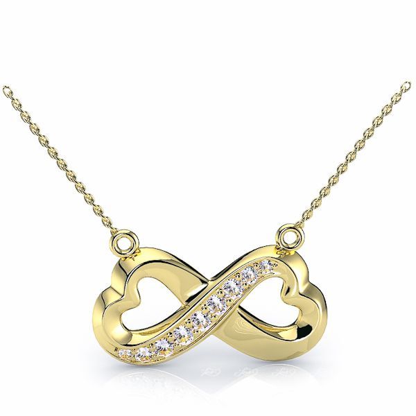 Arnaude Diamond Heart Pendant
