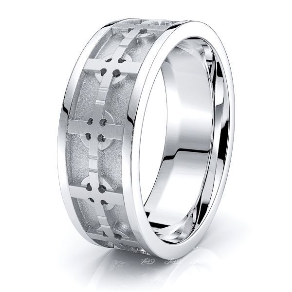 Mens cross wedding rings online