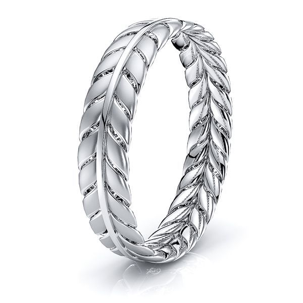 Declan Hand Woven Mens Wedding Ring