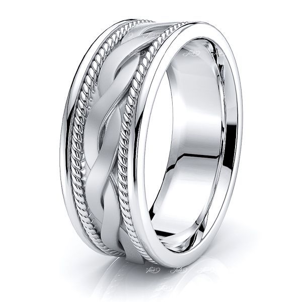 Rowan Women Hand Braided Wedding Ring