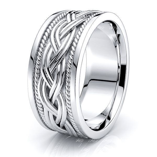 Woven wedding bands discount