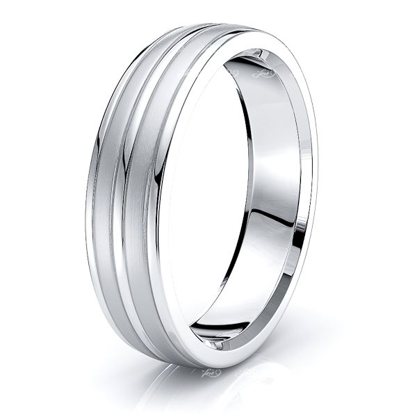 Winnie Solid 6mm Mens Wedding Band