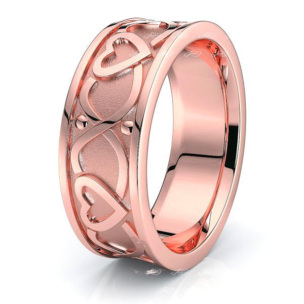 Finn Heart Women Celtic Wedding Ring