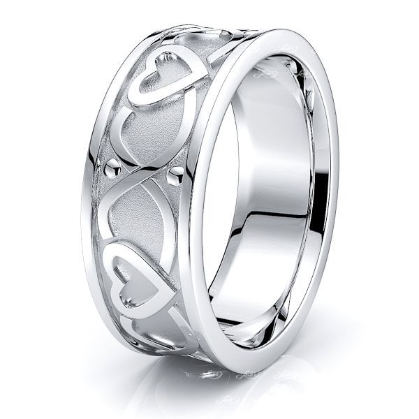Finn Heart Women Celtic Wedding Ring