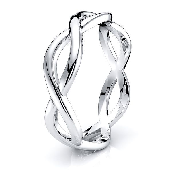 Mens wedding bands infinity symbol deals