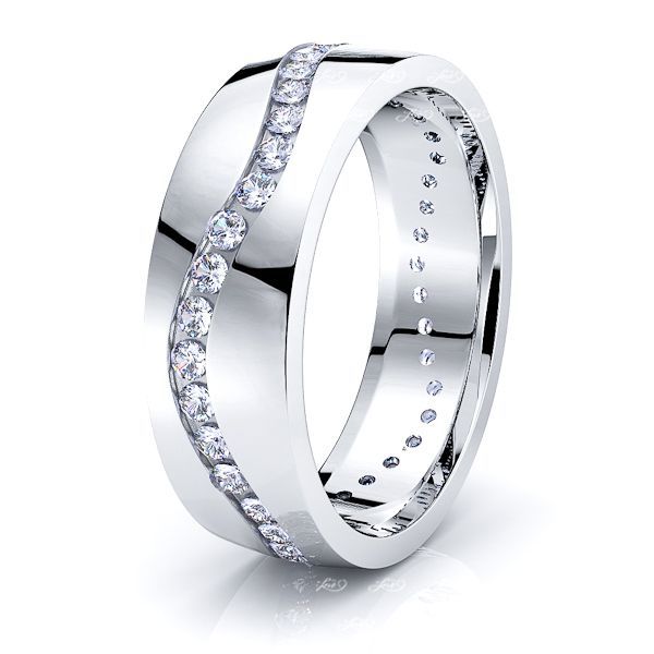 Rosalie Mens Diamond Wedding Band