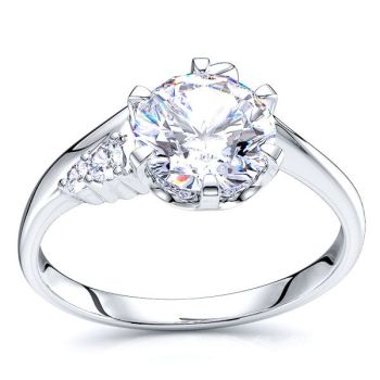 Tampa Sidestone Engagement Ring