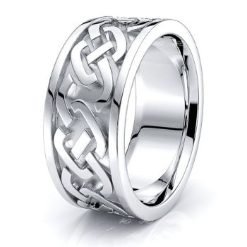 Davin Mens Celtic Wedding Band