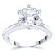 Solitaire Garland Engagement Ring