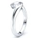 Charlotte Tension Solitaire Engagement Ring