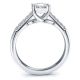 Saskatchewan Trellis Pave Set Engagement Ring