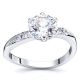 Hialeah Sidestone Engagement Ring
