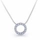 Orsina Circle Diamond Pendant