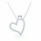 Ersilia Heart Diamond Pendant