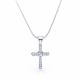 Emeline Diamond Religious Cross Pendant