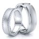 1.35 Carat Designer Classic 6mm His and Hers Diamond Wedding Ring Set