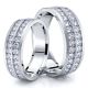 0.96 Carat Classic 6mm His and Hers Diamond Wedding Ring Set