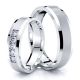 0.20 Carat Timeless Piece 5mm His and Hers Diamond Wedding Band Set