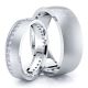 0.60 Carat Bestseller 7mm His and 5mm Hers Diamond Wedding Band Set