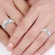 0.60 Carat Bestseller 7mm His and 5mm Hers Diamond Wedding Band Set
