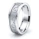 Ewan Celtic Knot Mens Wedding Ring