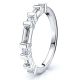 Iseult Diamond Women Anniversary Wedding Ring